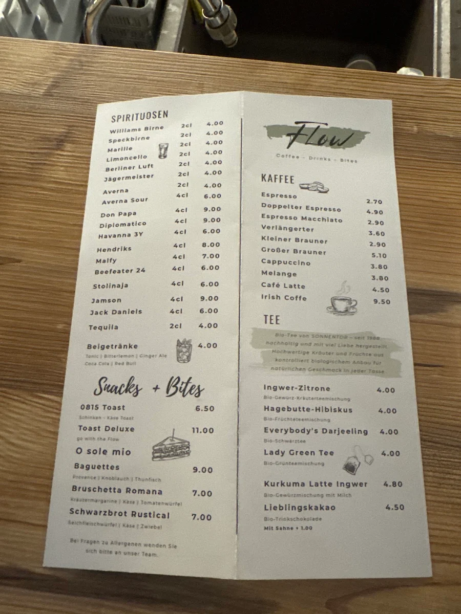 Flow Coffee Drinks Bites Titelbild