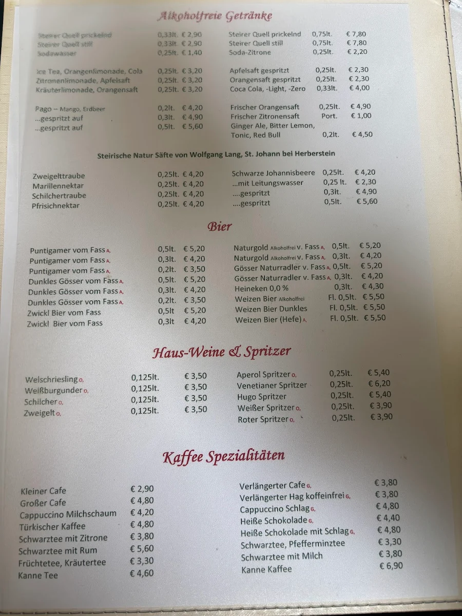 Speisekarte photo 2