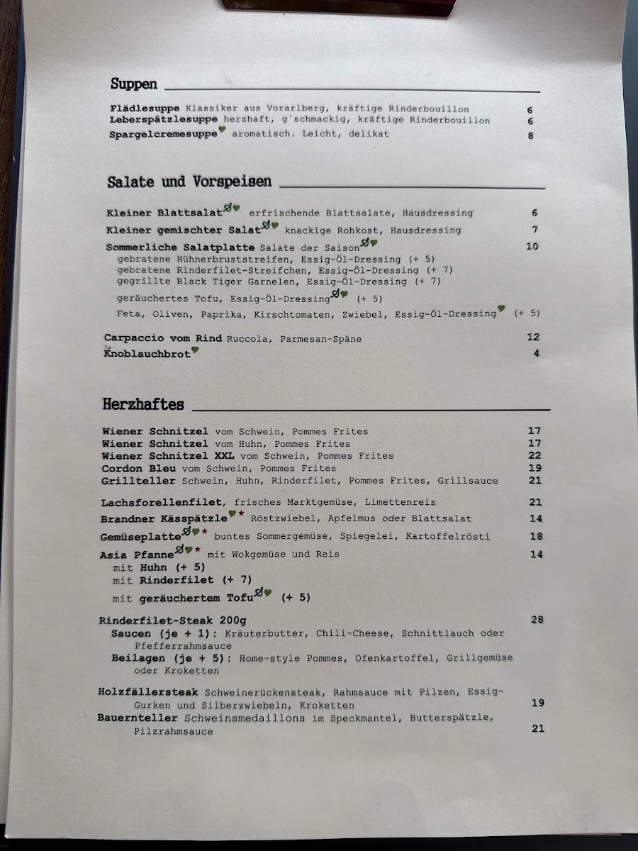 Speisekarte photo 5