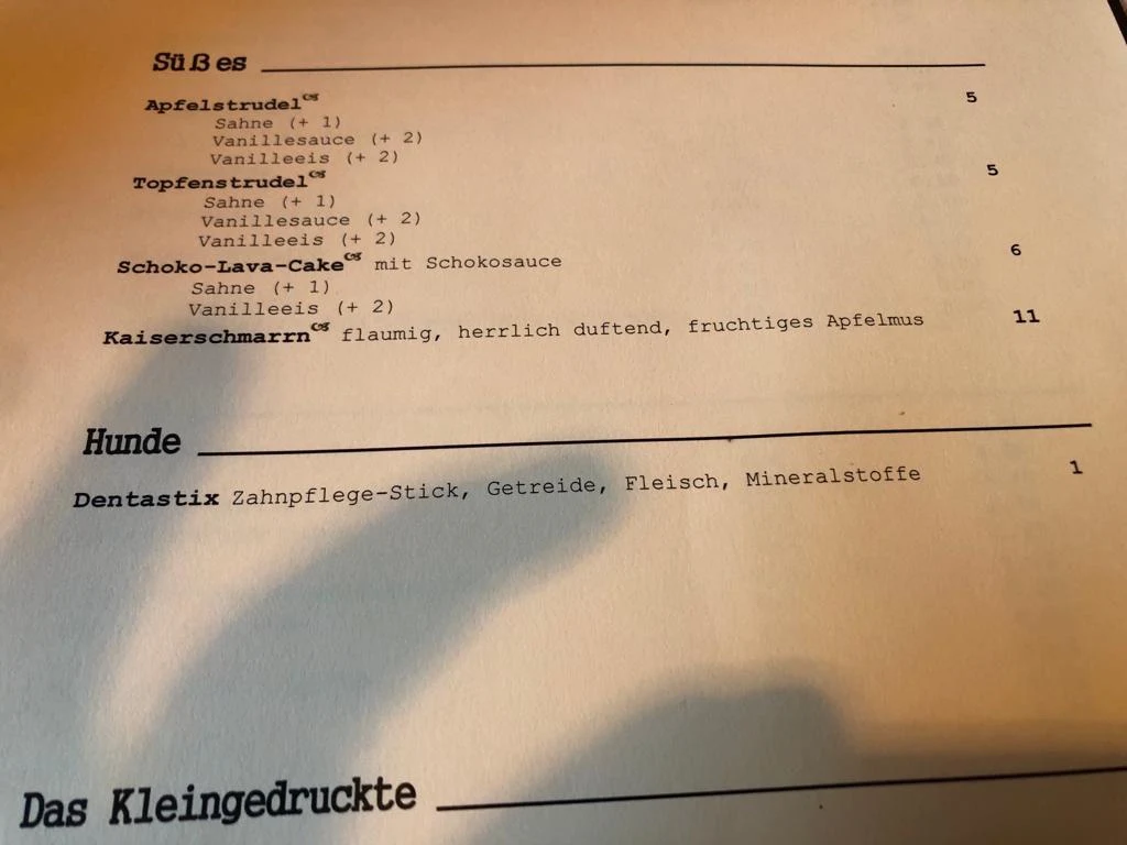 Speisekarte photo 8