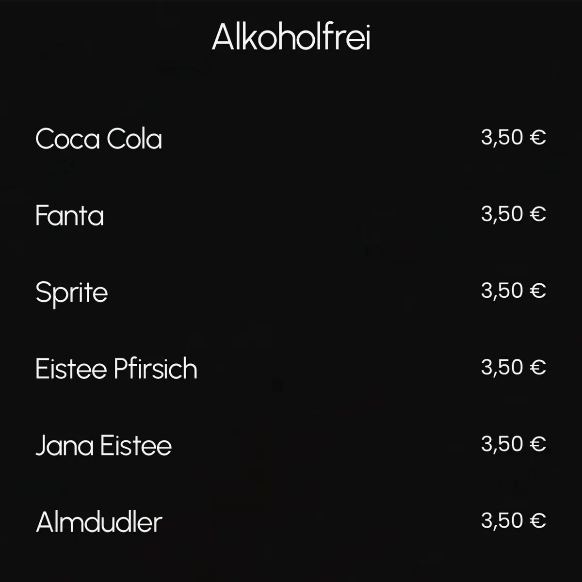 Speisekarte photo 4