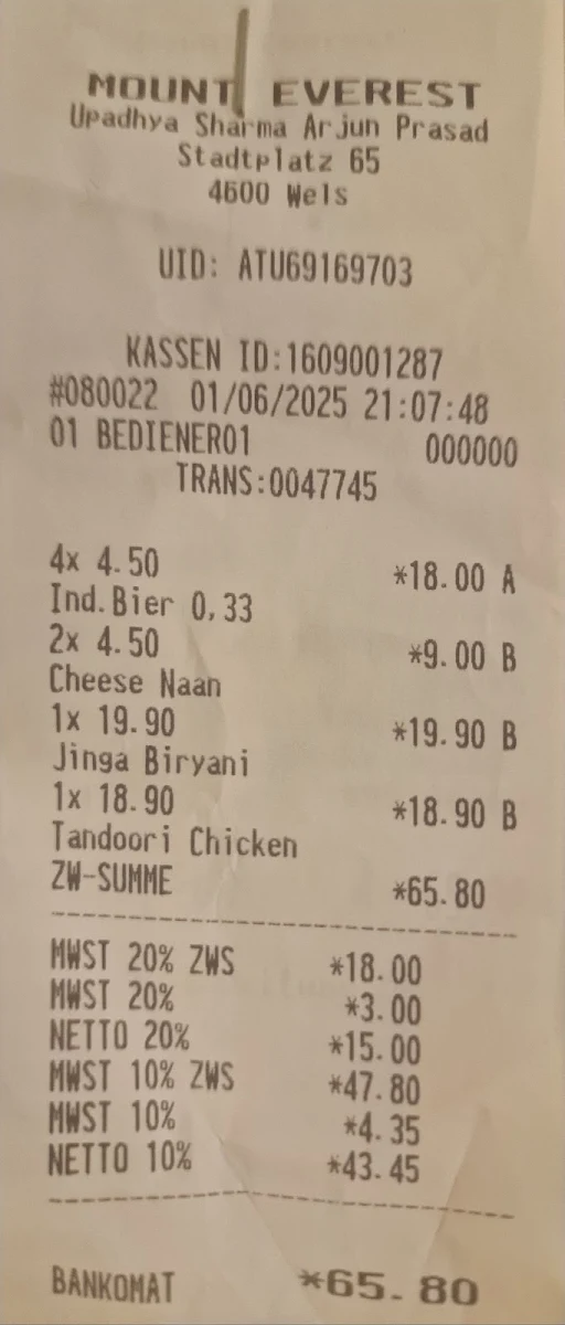 Speisekarte photo 3