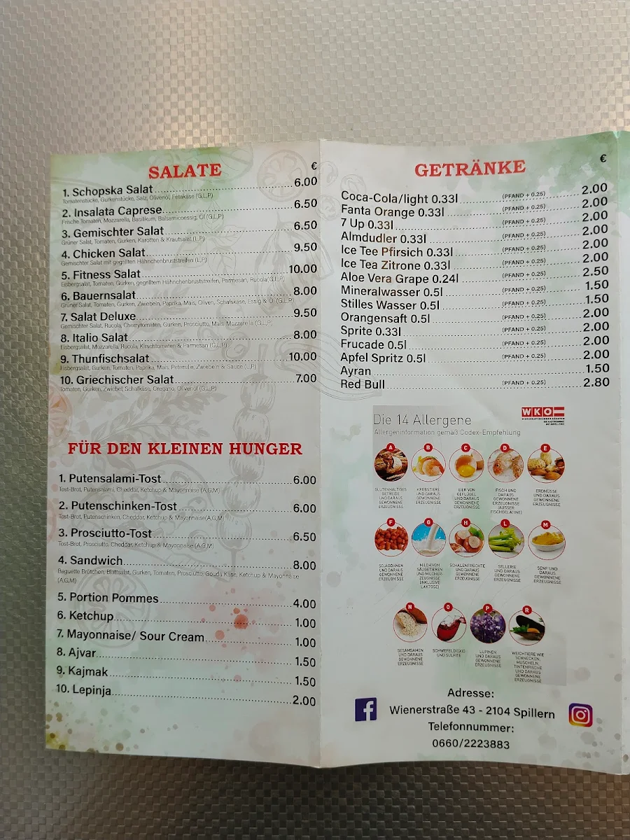 Speisekarte photo 1