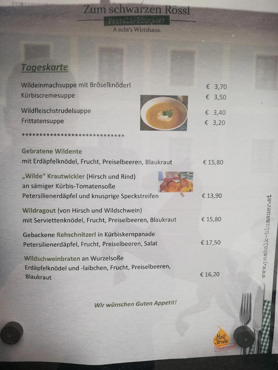 Speisekarte photo 1