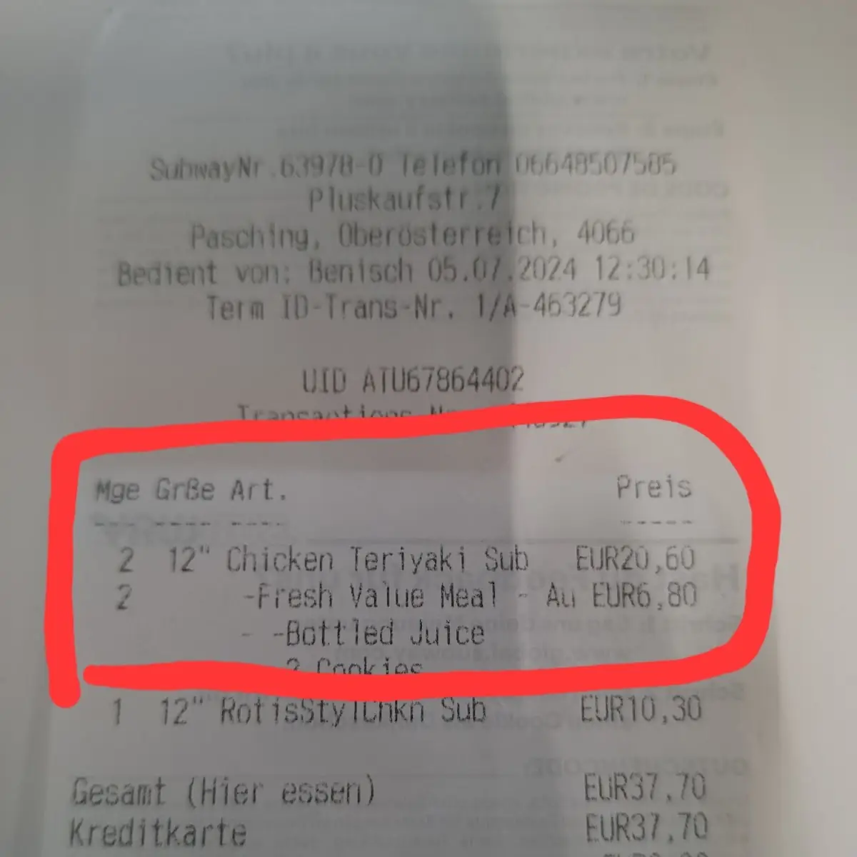 Speisekarte photo 3