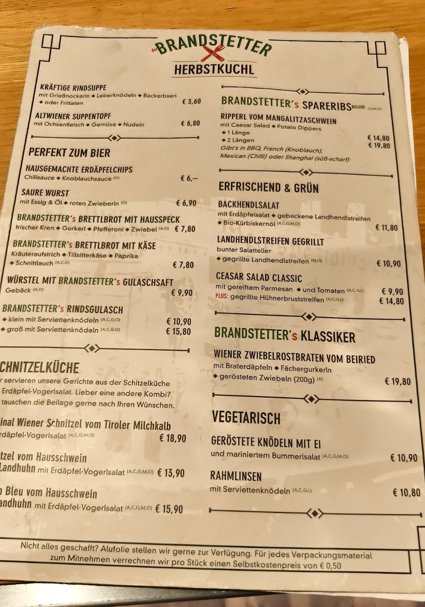 Speisekarte photo 2