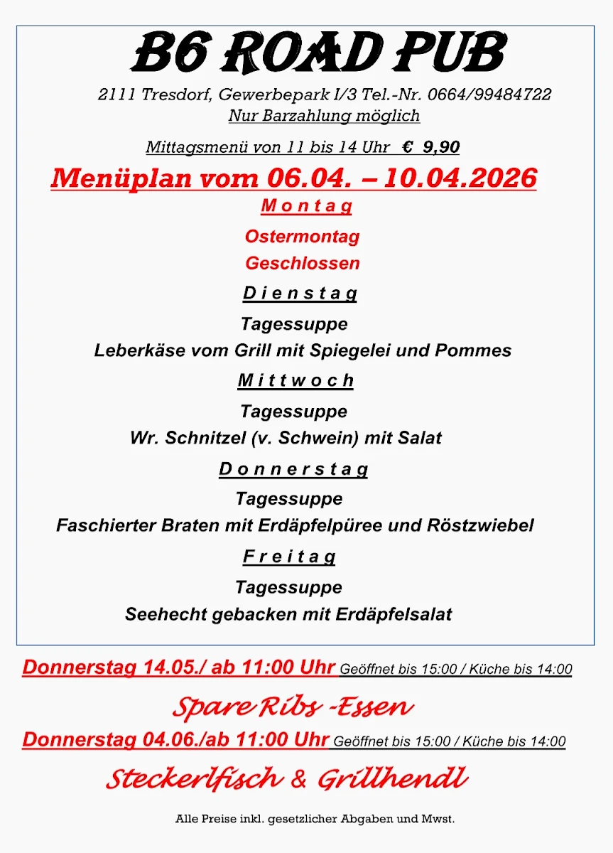 Speisekarte photo 3