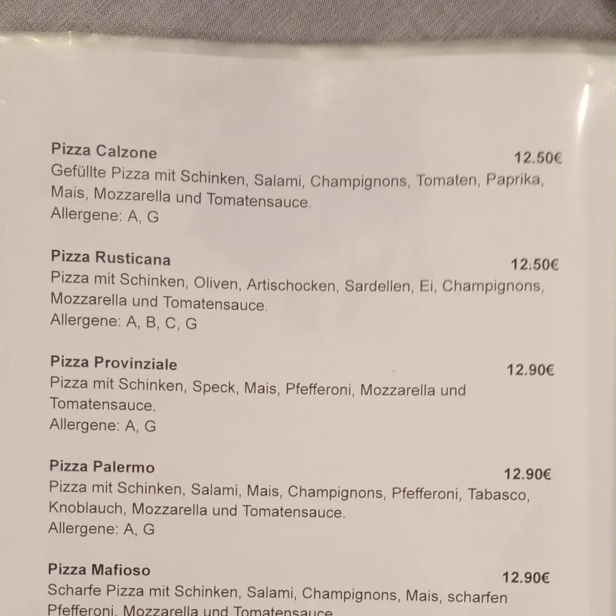 Speisekarte photo 4