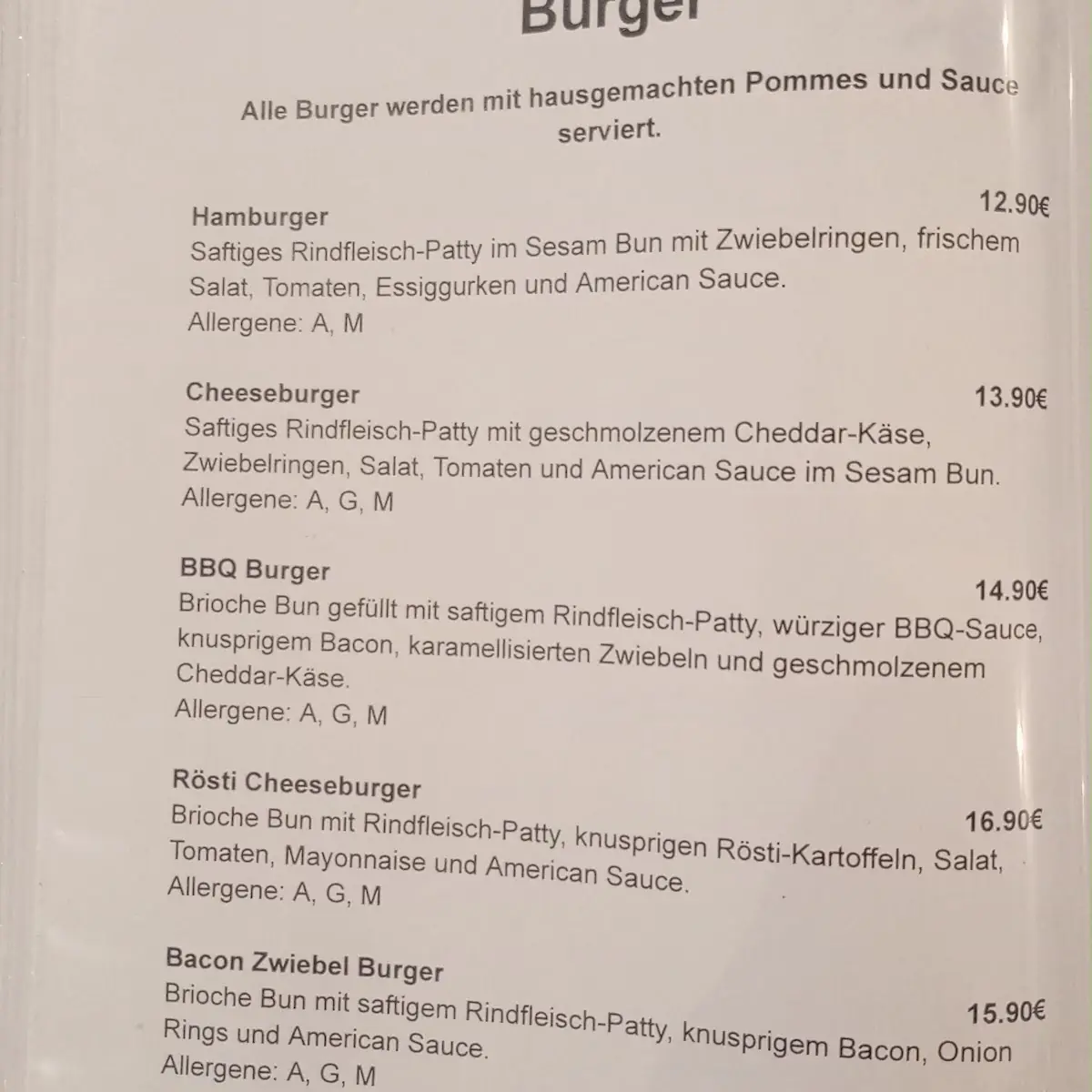Speisekarte photo 8