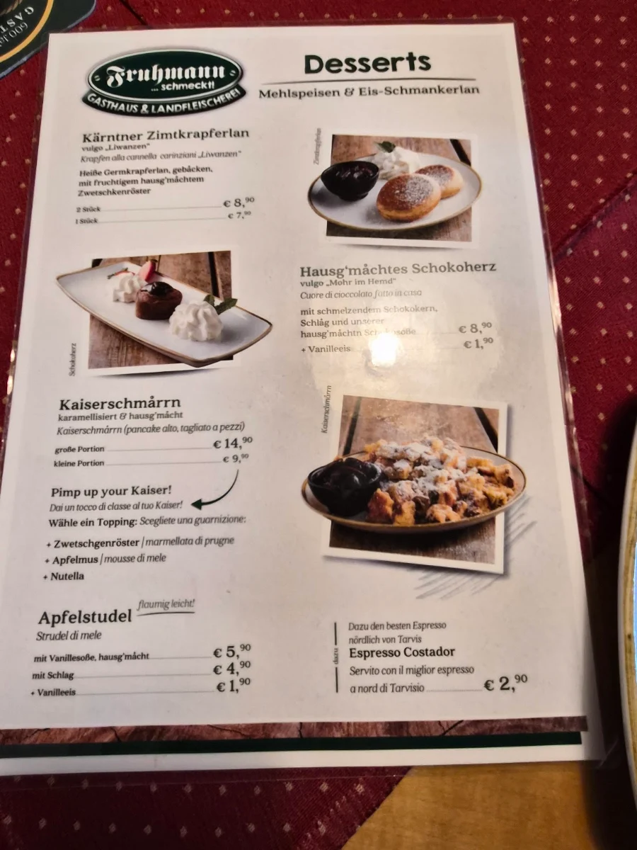 Speisekarte photo 5
