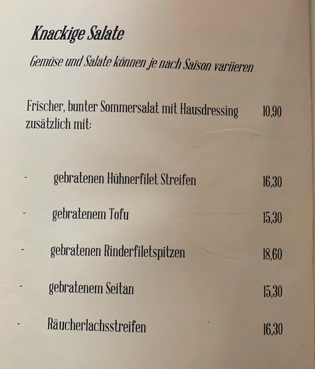Speisekarte photo 1