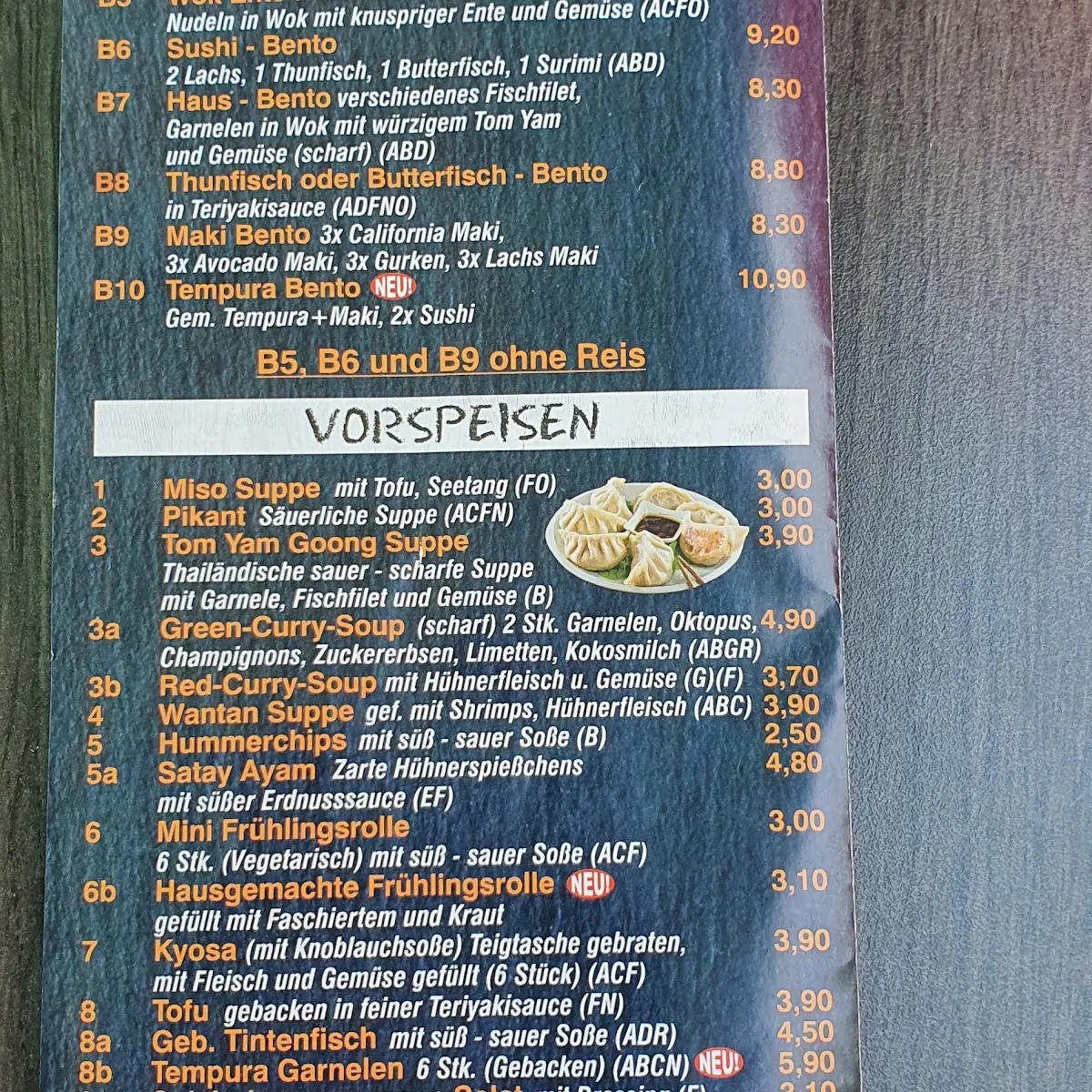 Speisekarte photo 3
