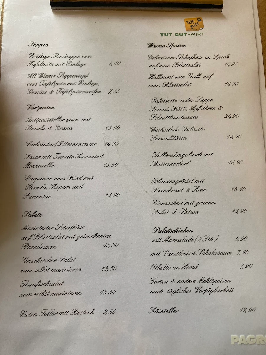 Speisekarte photo 1