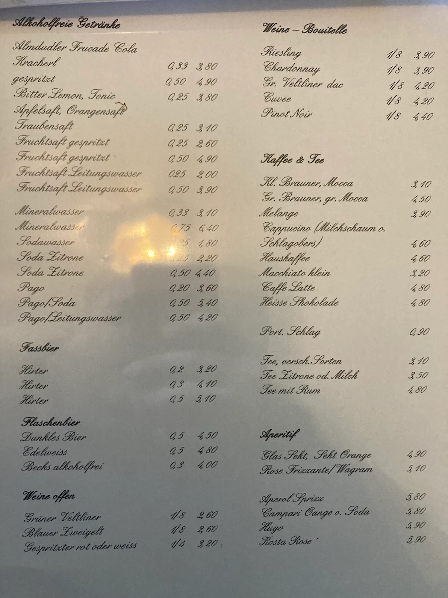 Speisekarte photo 2