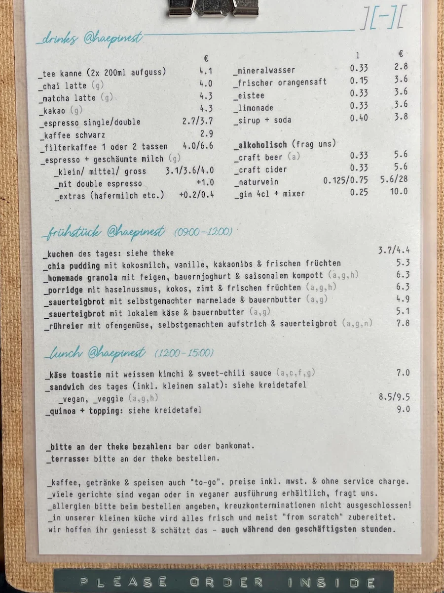 Speisekarte photo 9