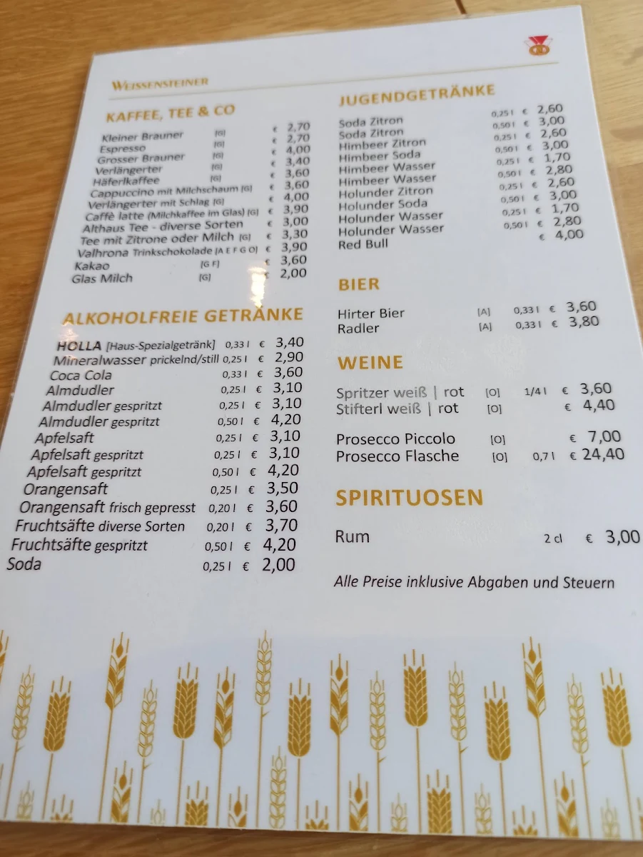 Speisekarte photo 1