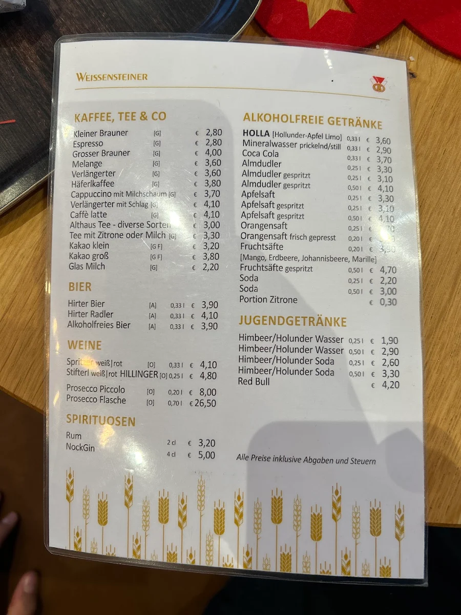 Speisekarte photo 2