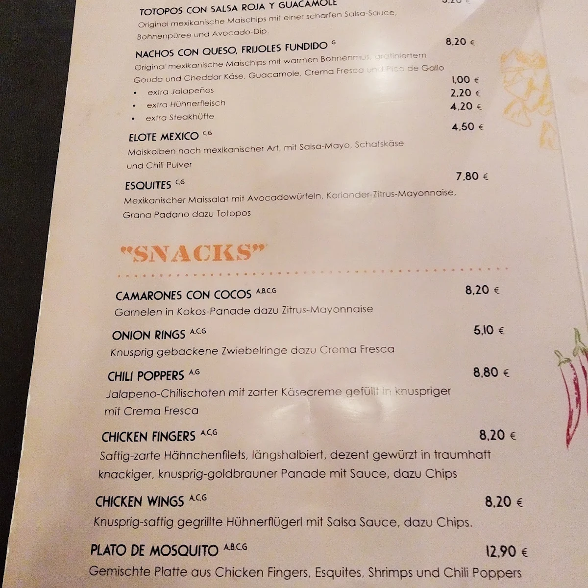 Speisekarte photo 6