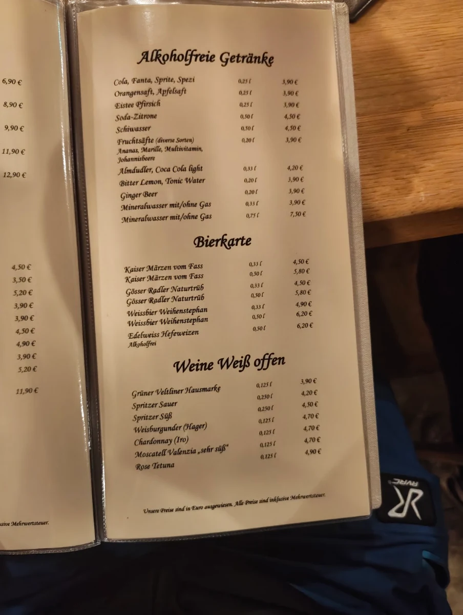 Speisekarte photo 1