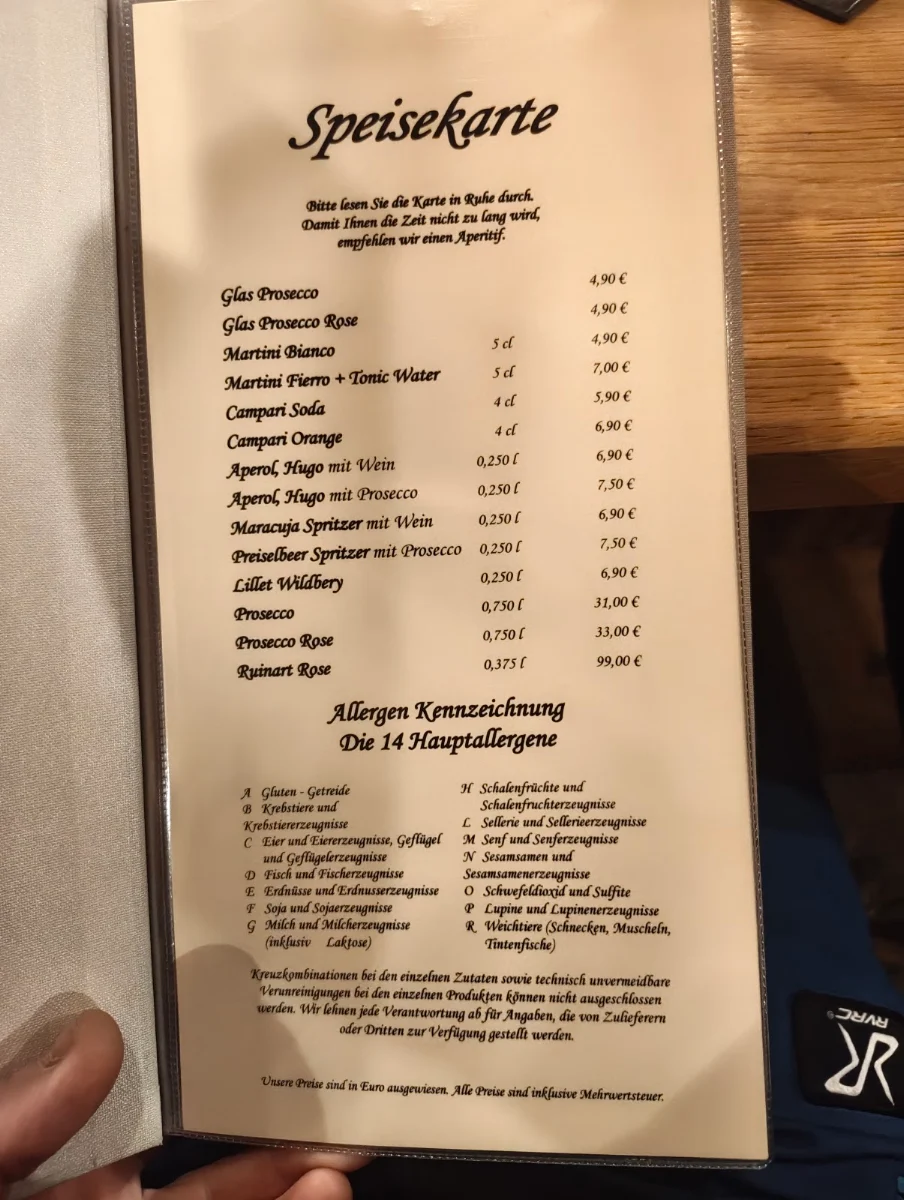 Speisekarte photo 2
