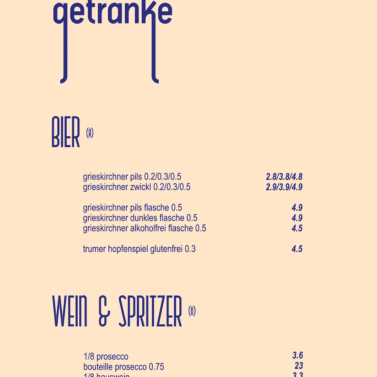Speisekarte photo 3