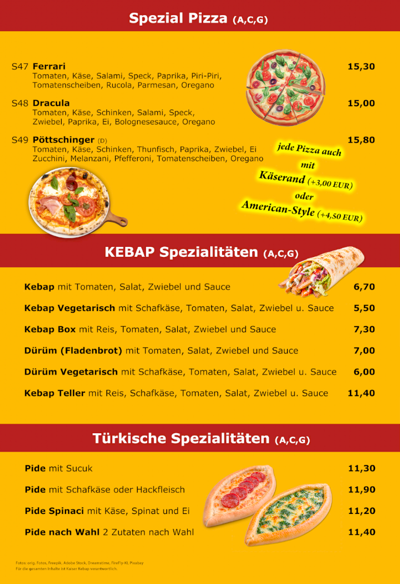 Speisekarte photo 1