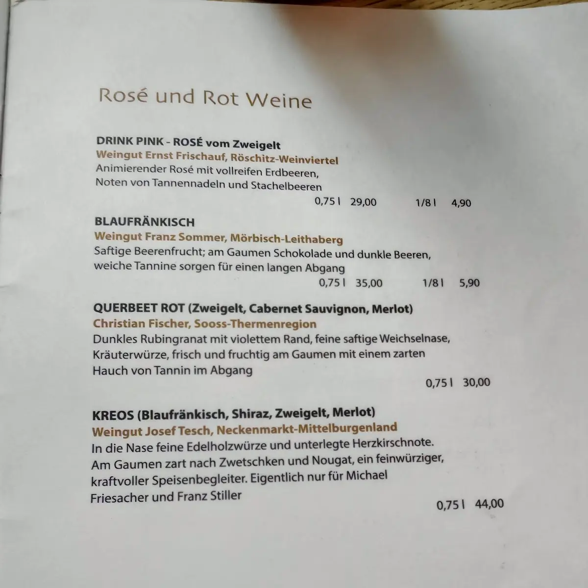 Speisekarte photo 10