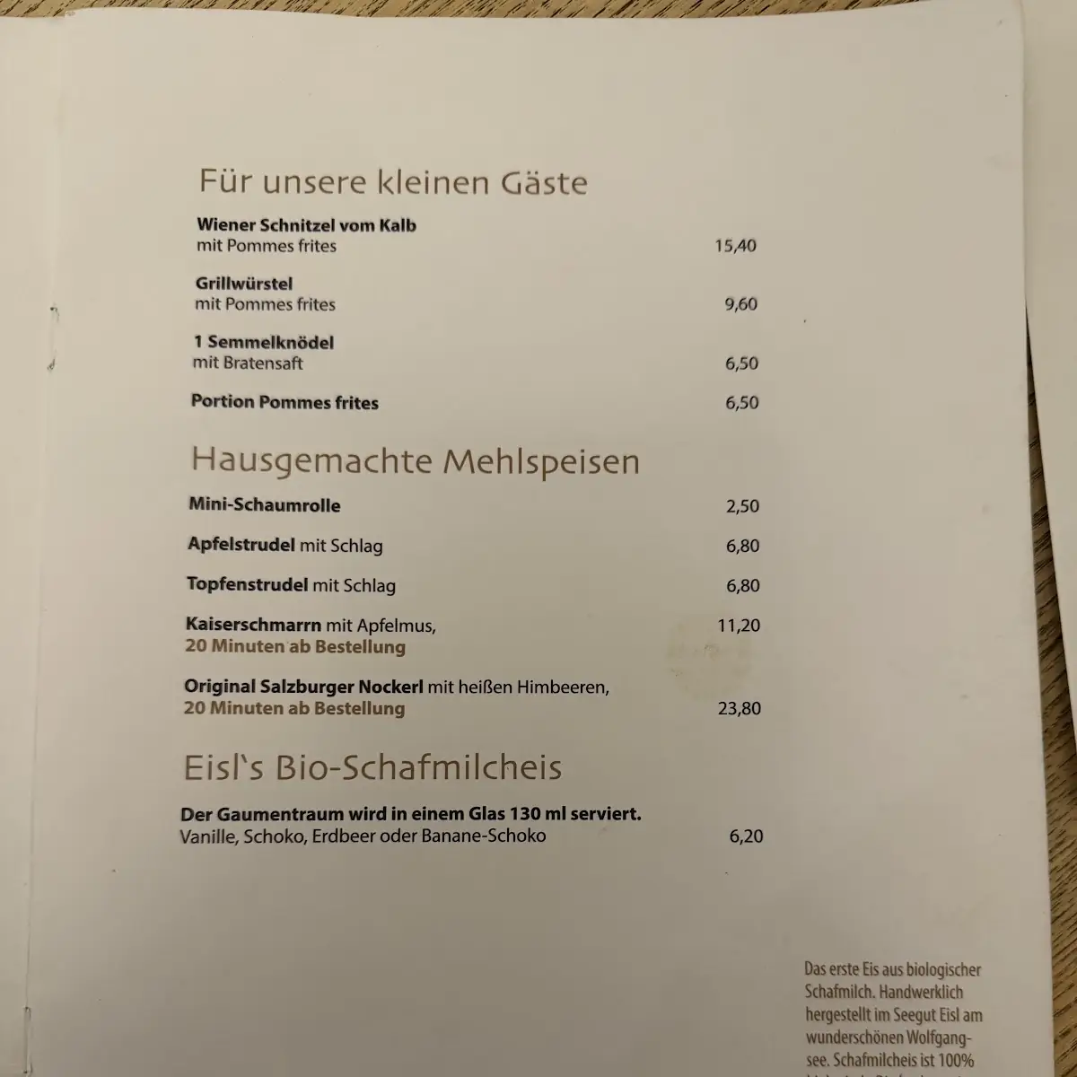 Speisekarte photo 6
