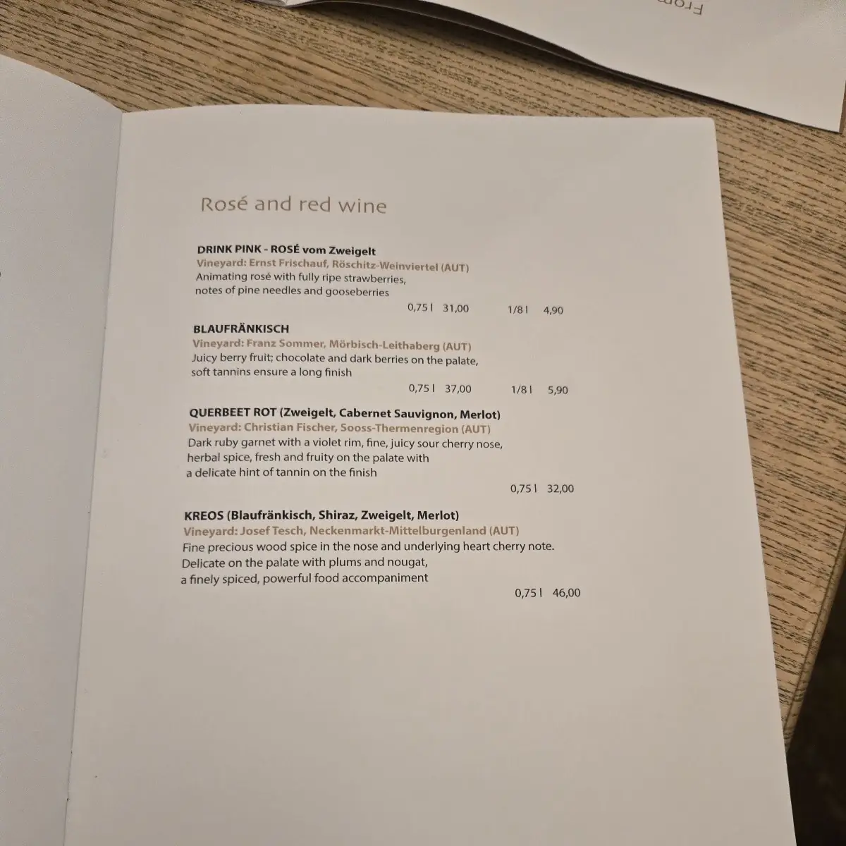 Speisekarte photo 8