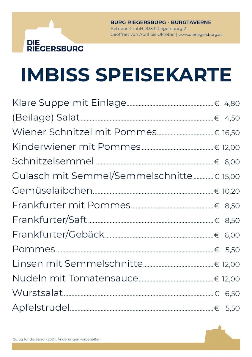 Speisekarte photo 1
