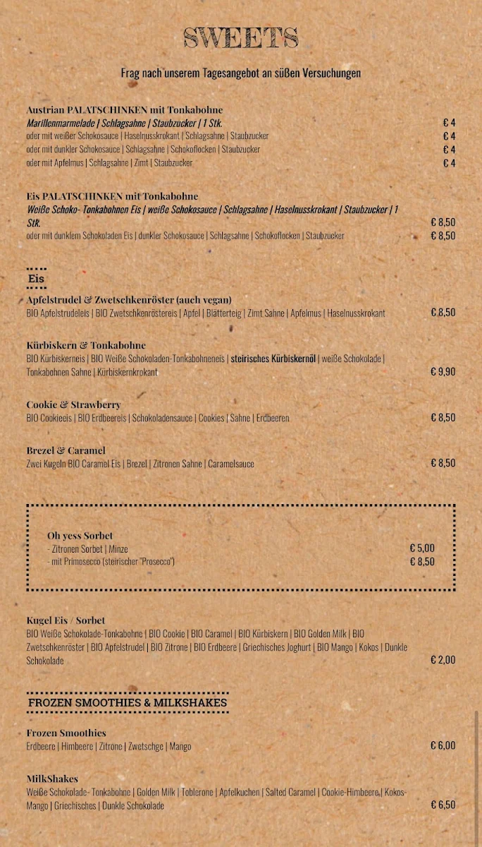 Speisekarte photo 3