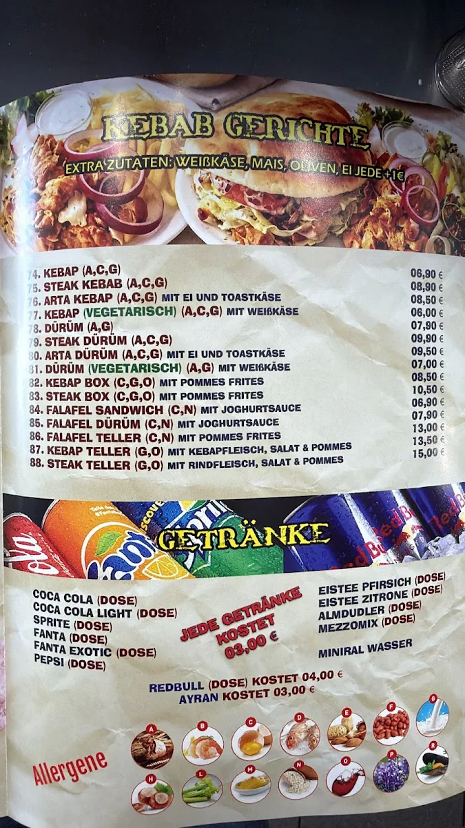 Speisekarte photo 2