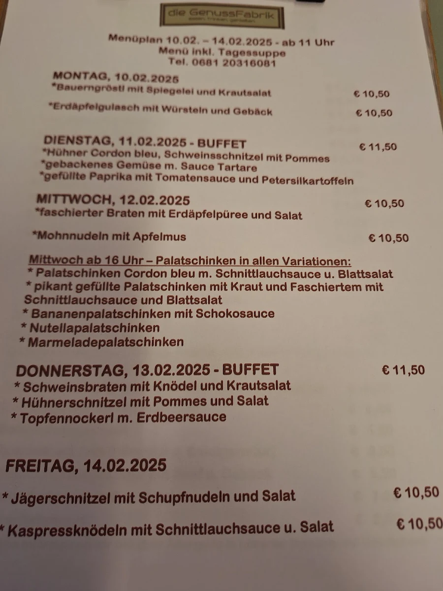 Speisekarte photo 2