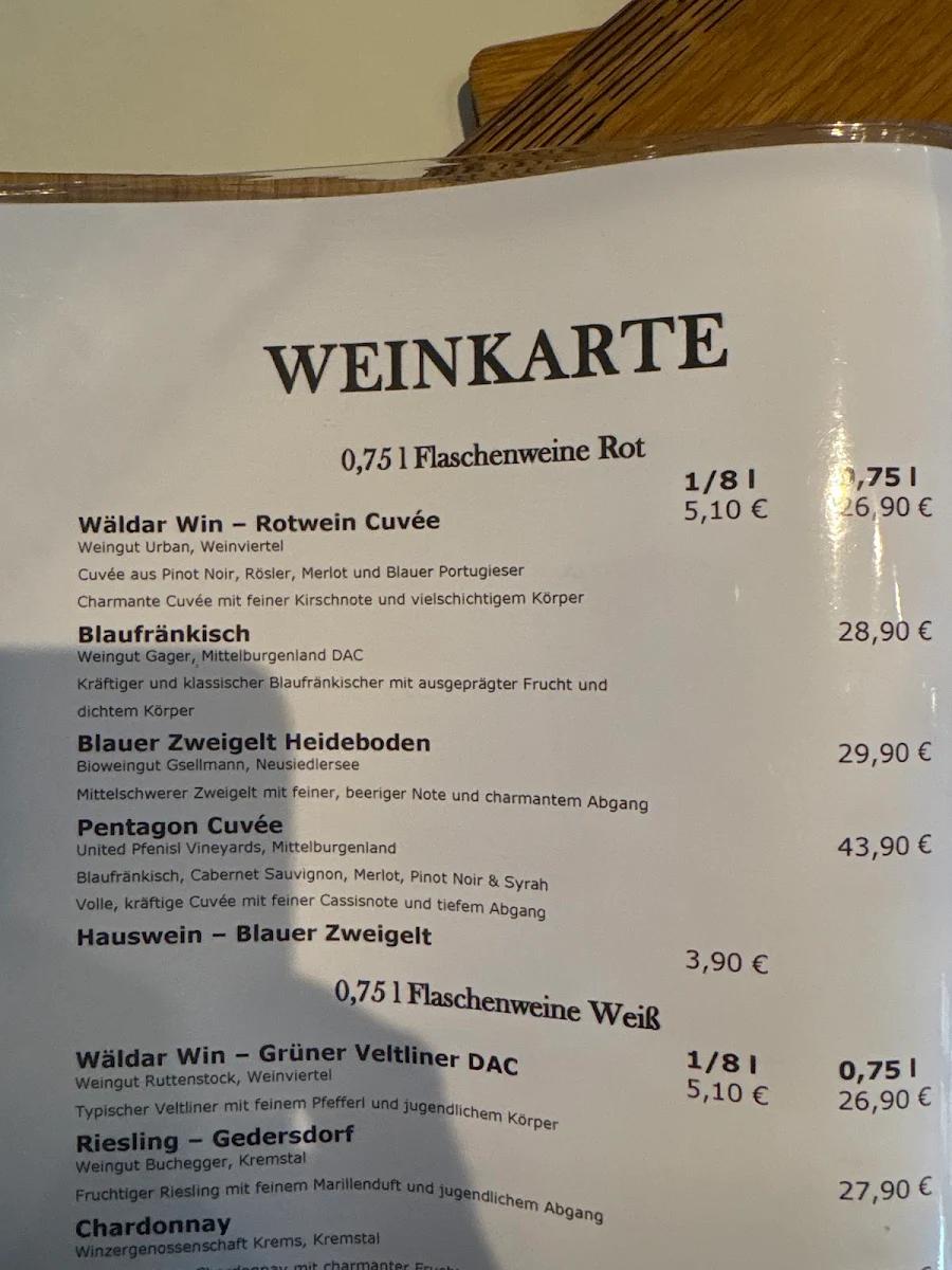 Speisekarte photo 1