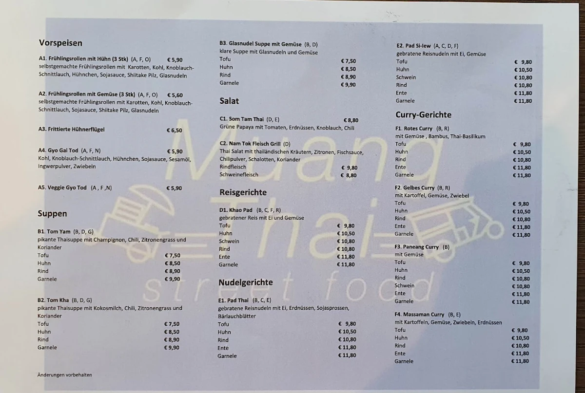 Speisekarte photo 2