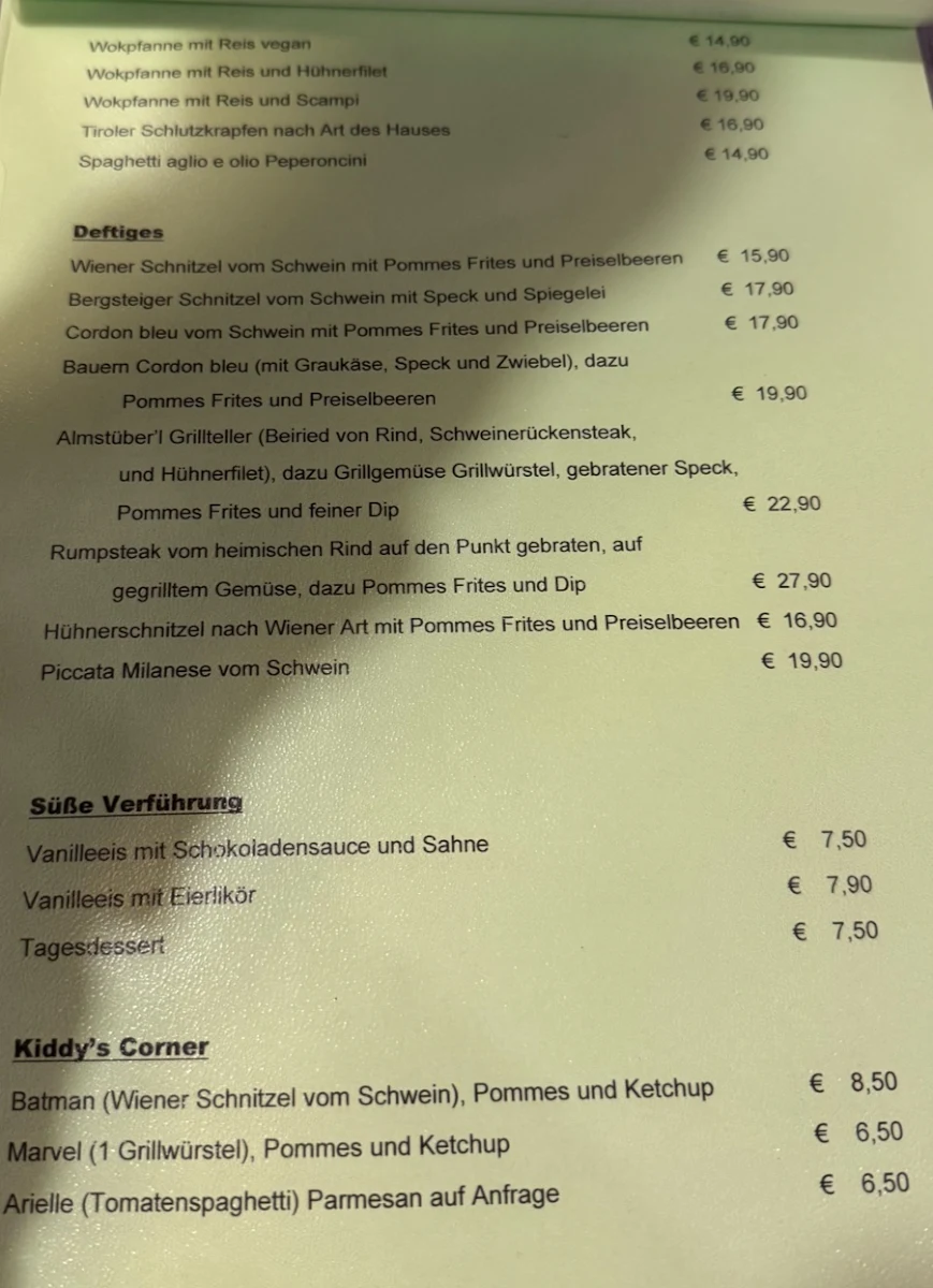 Speisekarte photo 3