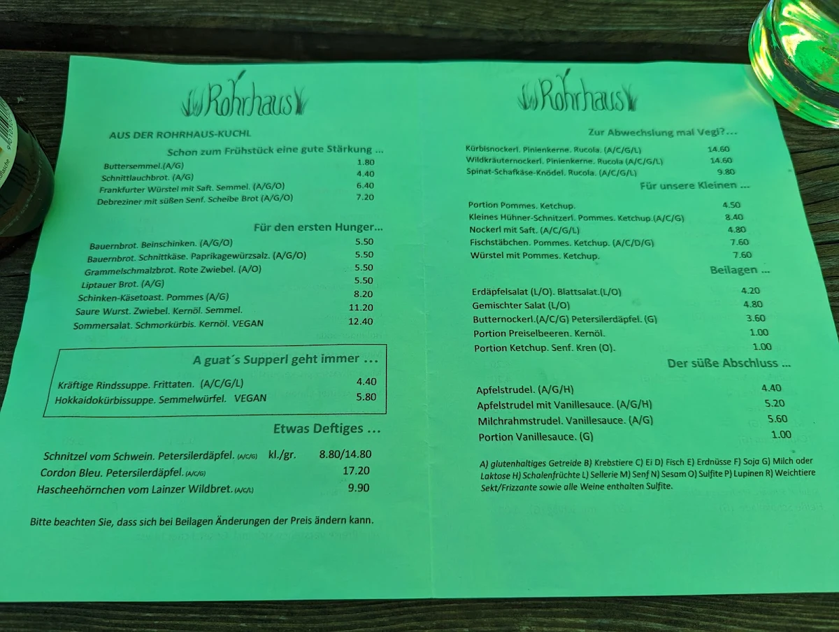 Speisekarte photo 7