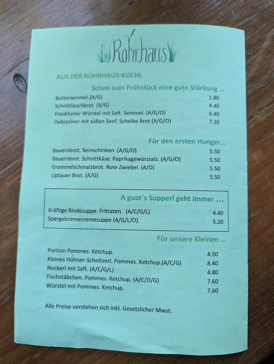Speisekarte photo 8