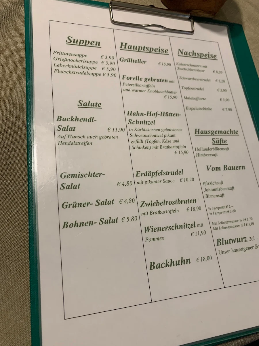 Speisekarte photo 3