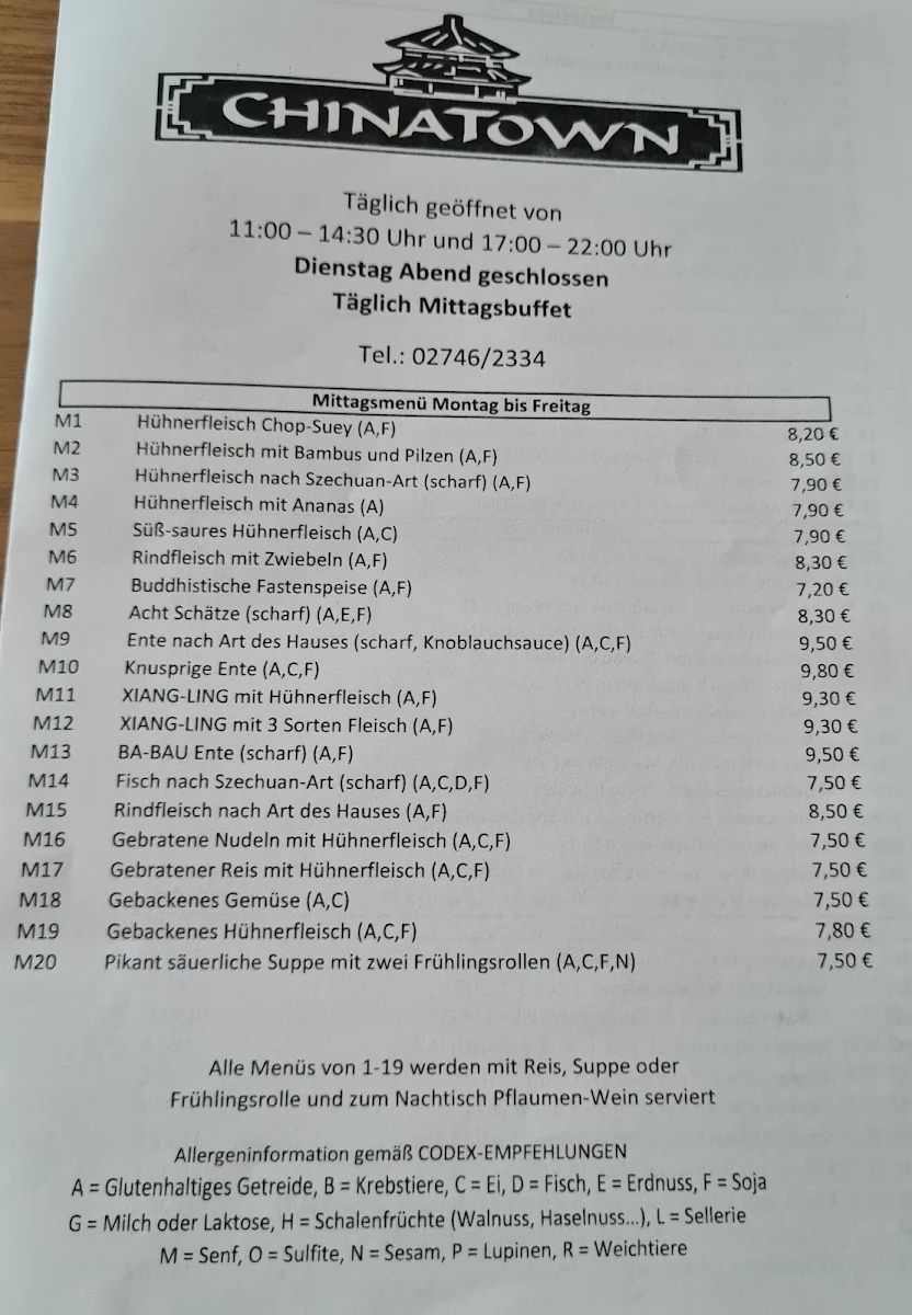 Speisekarte photo 2