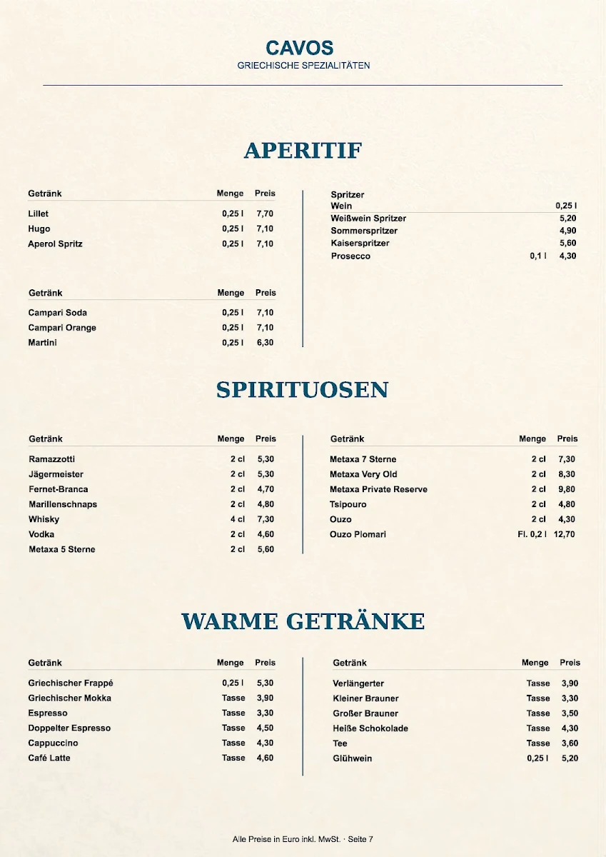 Speisekarte photo 4