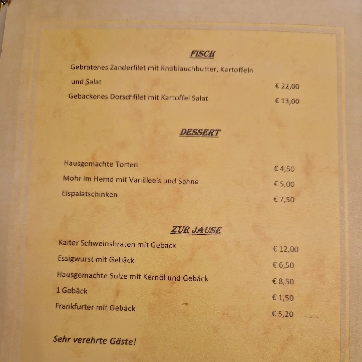 Speisekarte photo 2