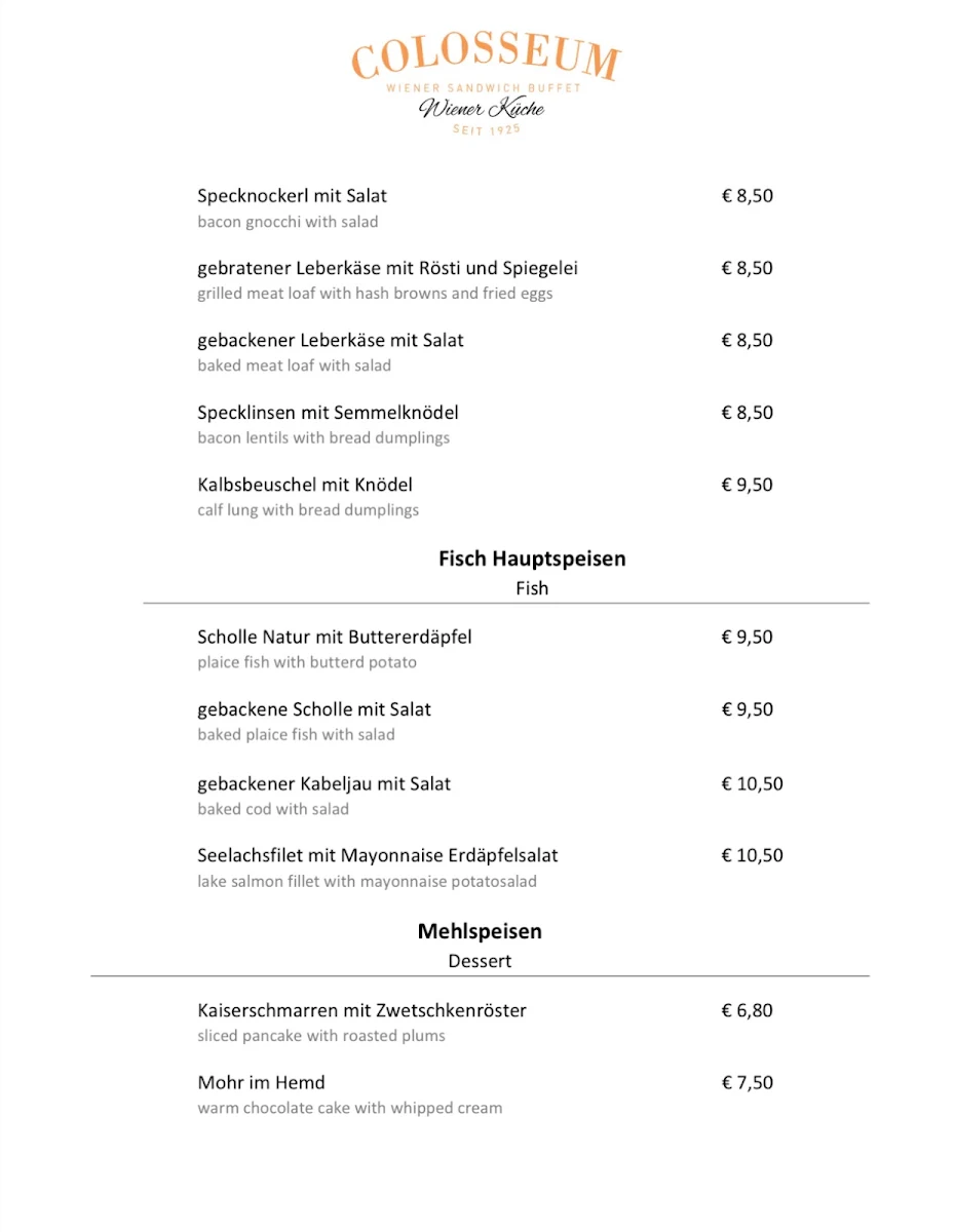 Speisekarte photo 4