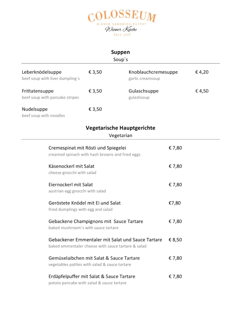 Speisekarte photo 5