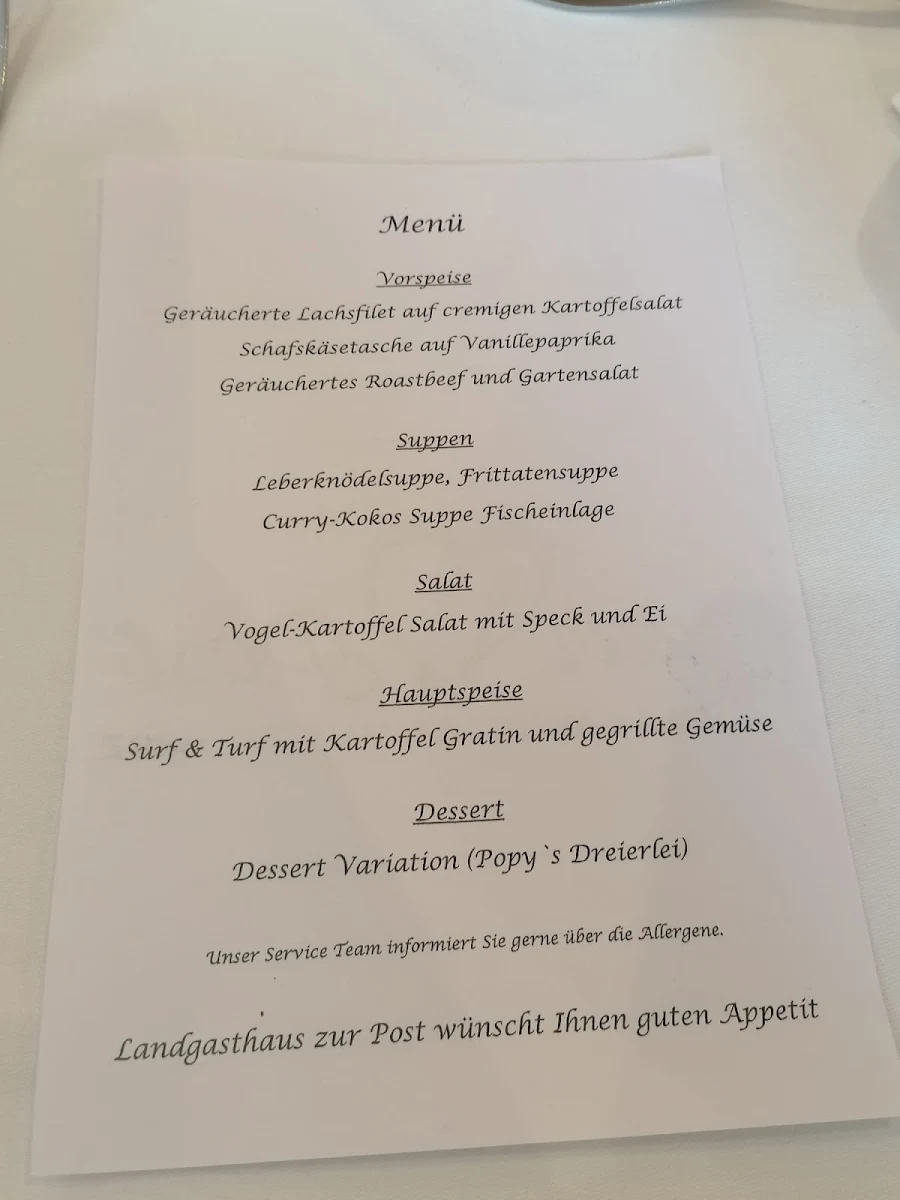 Speisekarte photo 2