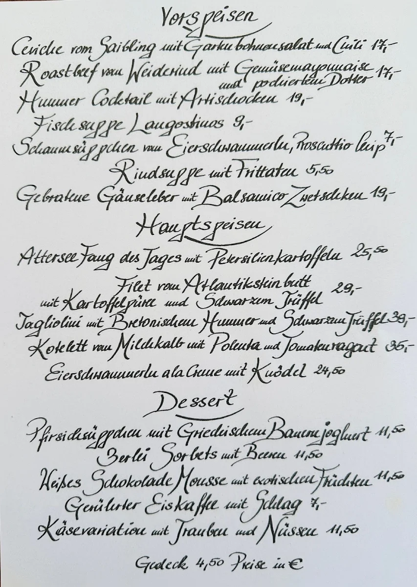 Speisekarte photo 1