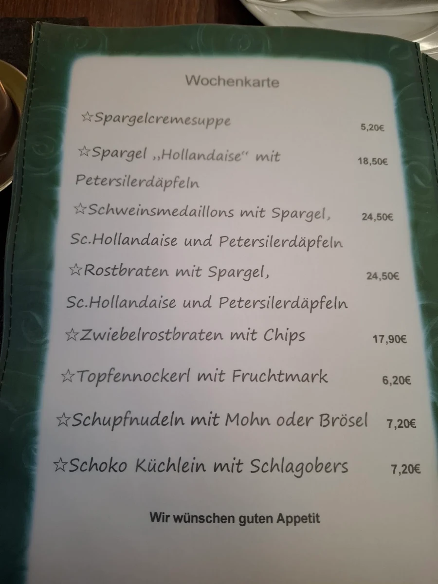 Speisekarte photo 1