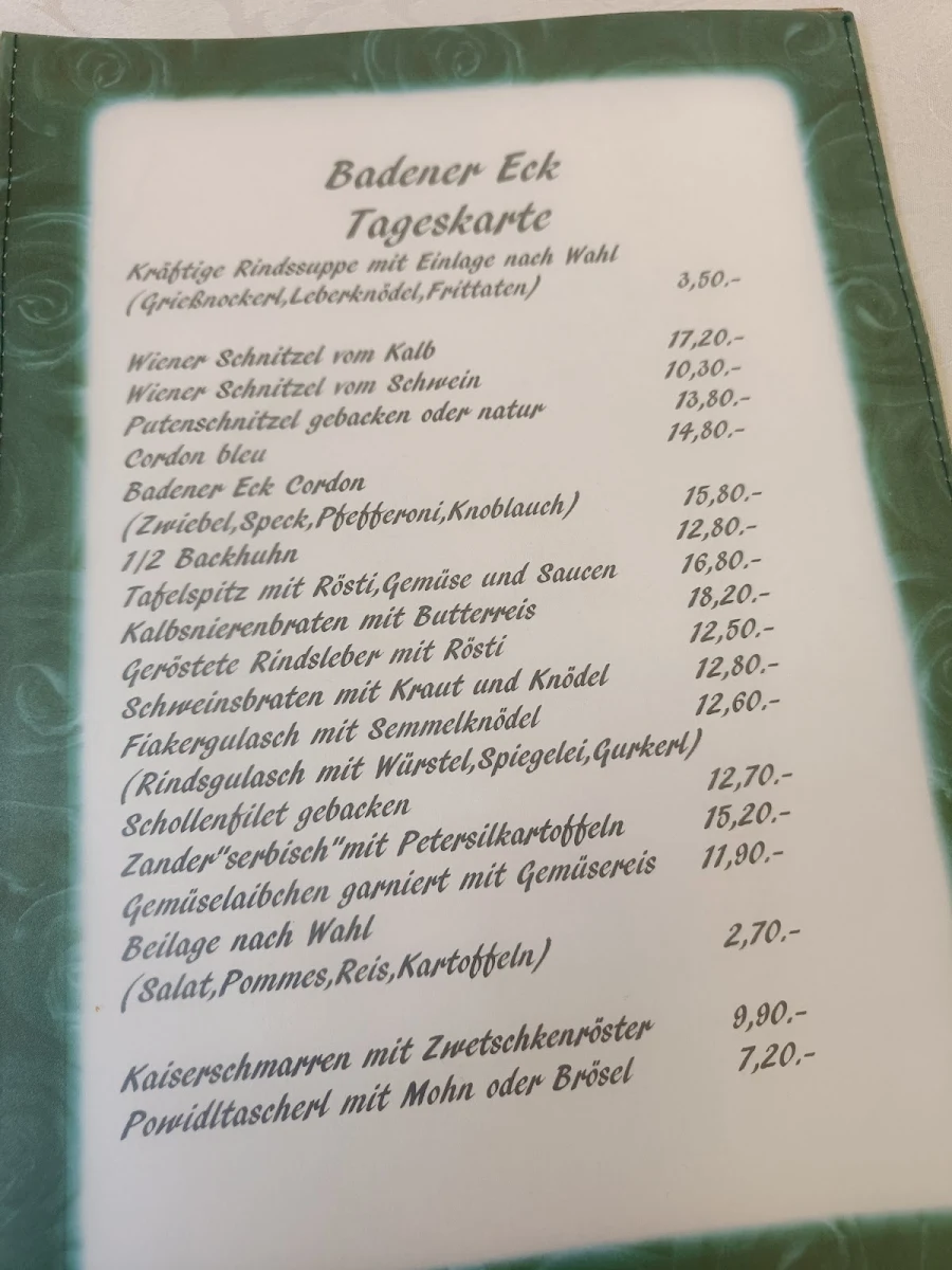 Speisekarte photo 2