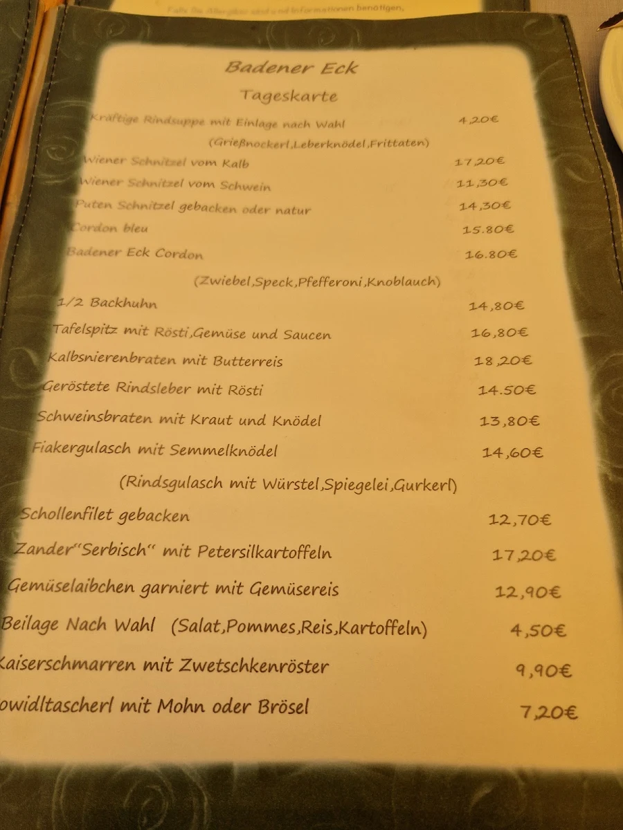 Speisekarte photo 4