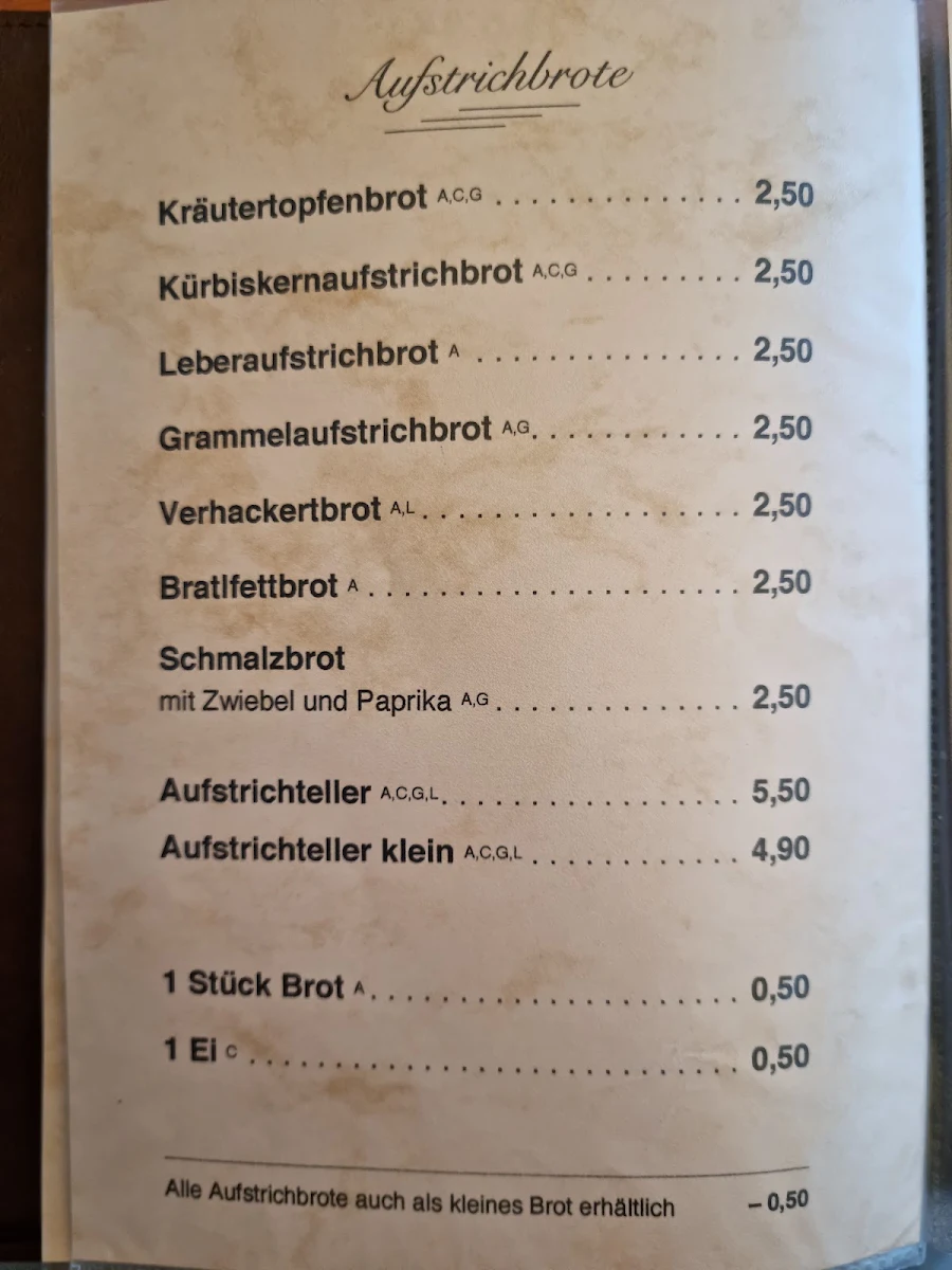Speisekarte photo 2